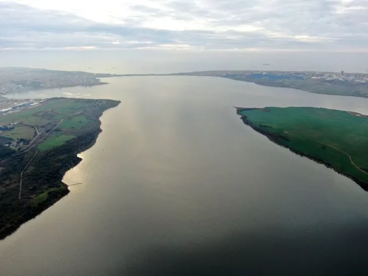 Kanal İstanbul güzergahı havadan görüntülendi