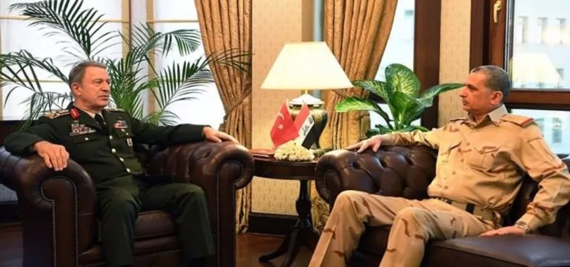 Hulusi Akar, Irak Genelkurmay Başkanı ile görüştü