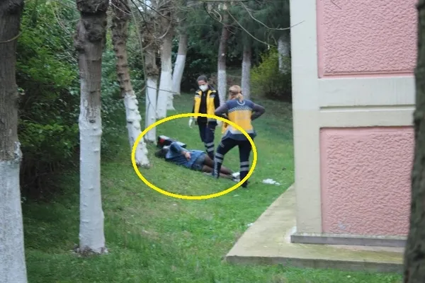 Polisi görünce 3. kat penceresinden atladı - 2
