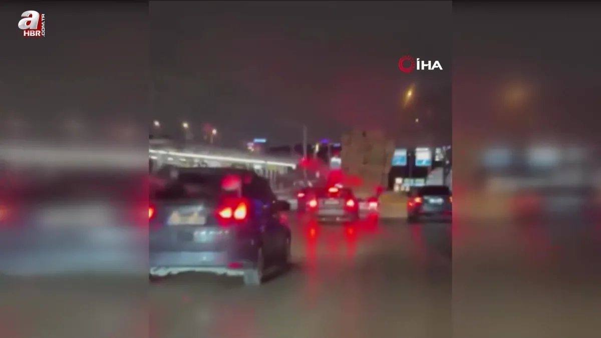 Bursa'da tehlikeli taşımacılık kamerada