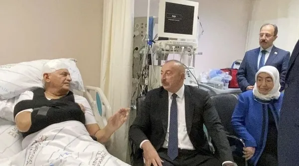 Başkan Erdoğan Binali Yıldırım ve Şamil Ayrım’ı hastanede ziyaret etti