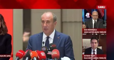 Muharrem İnce yol haritasını açıkladı! A Haber'de flaş açıklamalar: Bu hareket partileşmeye gidiyor