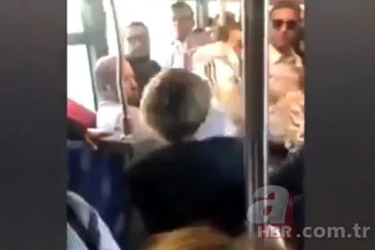 İstanbul’da metrobüste ilginç olay! Kadın kendisini uyaran adama saldırdı!
