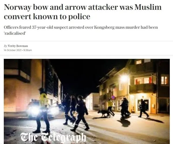Batı medyasından İslam düşmanlığı! Nefret dilini Norveç’teki saldırı için de kullandılar