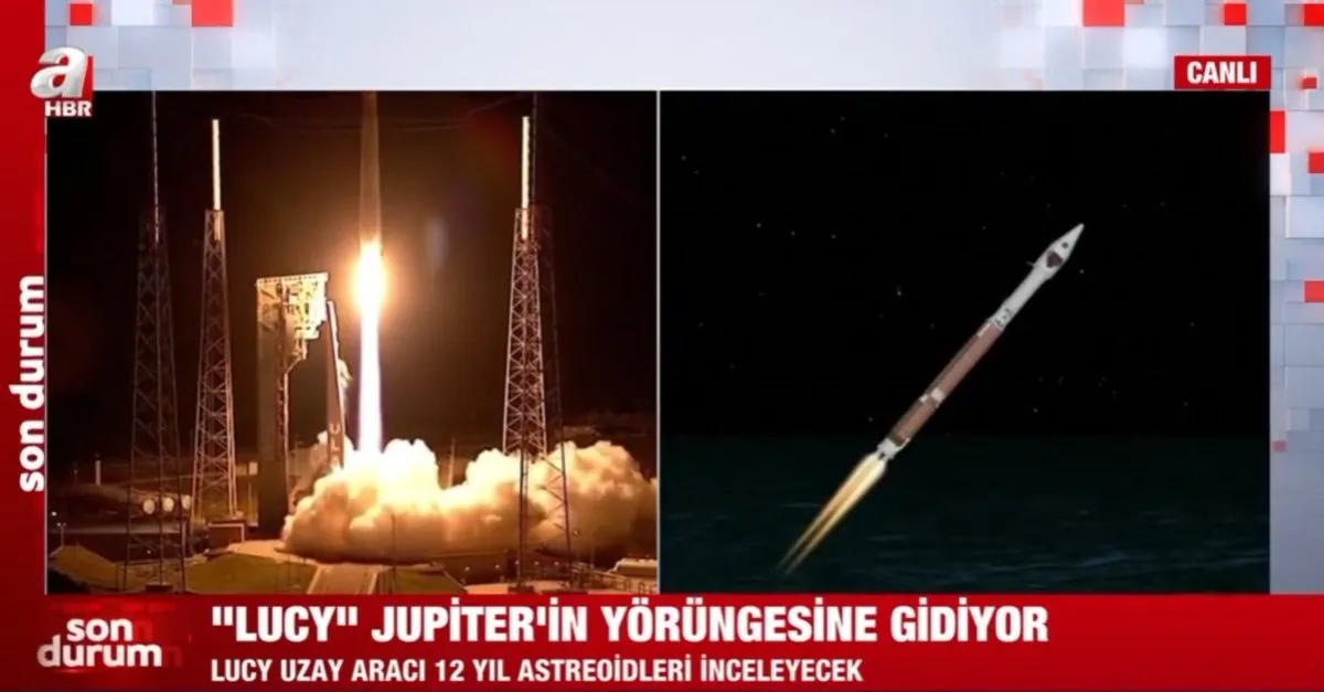 “Lucy” Jupiter’in yörüngesine gidiyor