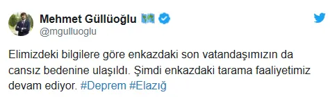 Son dakika: Elazığ Sivrice’de 6,8 büyüklüğündeki depremde son durum! Can kaybı sayısı 41 oldu
