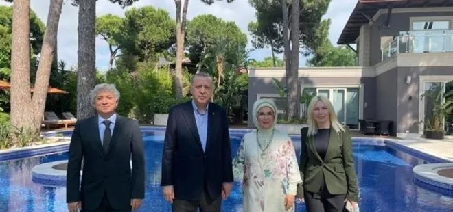 Son dakika: Başkan Erdoğan’dan dikkat çeken görüşme! Akdeniz Üniversitesi Rektörü Özlenen Özkan ve eşiyle bir araya geldi