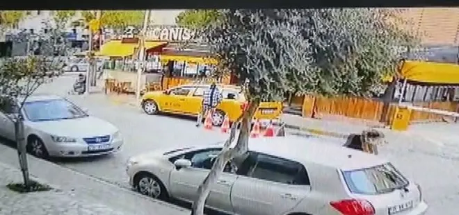 İzmir’de film gibi olay! Önce taksiyi kaçırdı sonra yaya çarptı