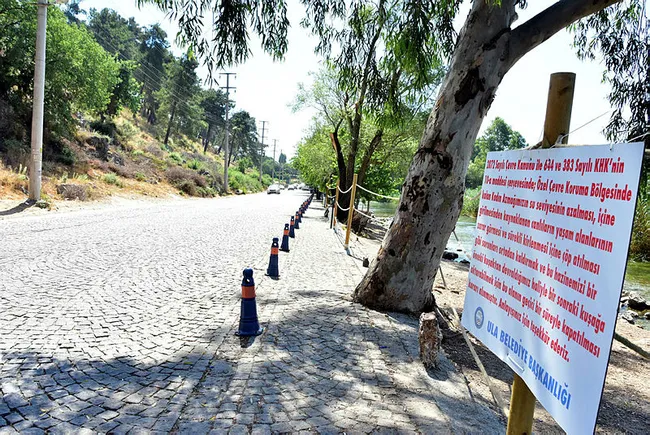 Muğla’da bulunan ’Kadın Azmağı’nda su seviyesi azaldı, insan girişi yasaklandı