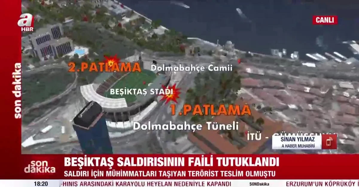 SON DAKİKA | Beşiktaş'taki terör saldırısıyla ilgili flaş gelişme! O terörist tutuklandı