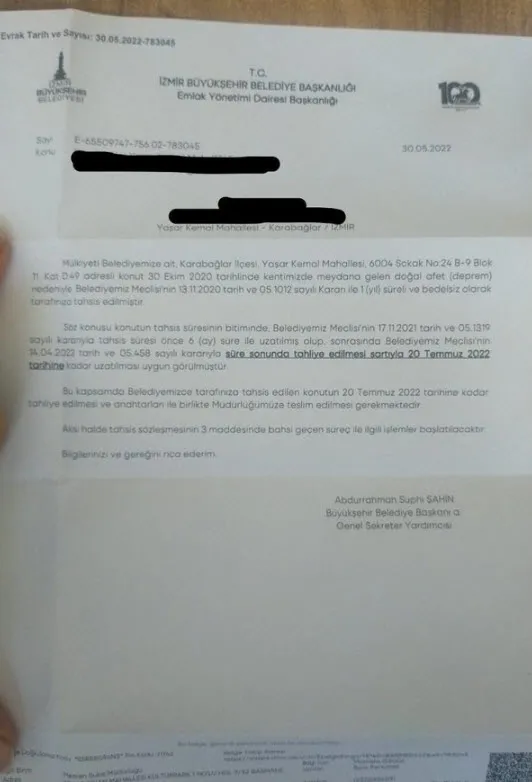 CHP’li Belediye Başkanı Tunç Soyer’den depremzedeler hakkında skandal karar! Çadıra geri dönmek istemiyoruz