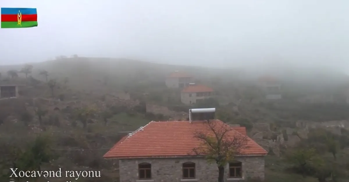 Azerbaycan Ermenistan işgalinden kurtardığı Daşbaşı köyünden görüntüler paylaştı