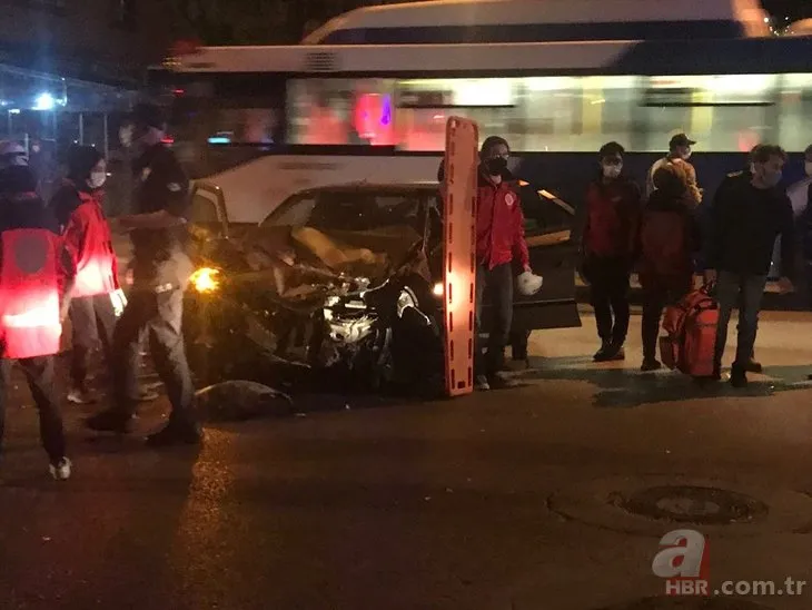 Son dakika! Ankara'da korkunç kaza! İtfaiye aracıyla otomobil çarpıştı