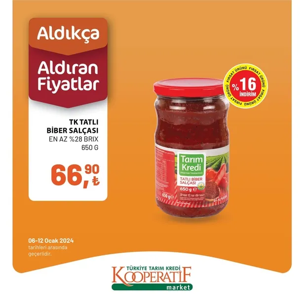 Tarım Kredi Market 11 Ocak indirim kataloğu: TK’da Kuru Soğan 7,50 TL, Portakal 12,50 TL, Limon 13,90 TL, Salatalık 22,90 TL, Yerli Muz 26,70 TL’den satışta