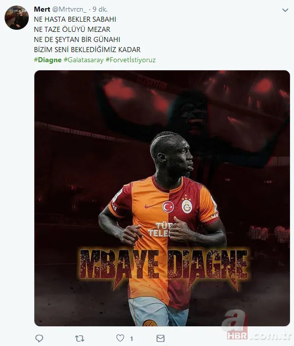 Galatasaray Diagne'yi bitirdi sosyal medya yıkıldı! 11