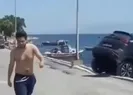 Lüks cipi denize attı, arkasına bile bakmadı!