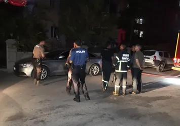 Aksaray’da 8 katlı apartmanda korkutan yangın!