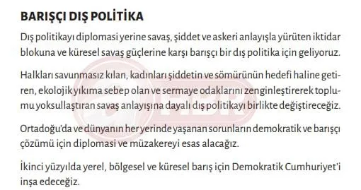 1680175783119.jpeg HDP'nin seçim bildirgesinde dikkat çeken maddeler: Türkiye'yi yıkma vaadinden, özerkliğe yok yok! Kemal Kılıçdaroğlu ile bunların pazarlığı mı yapıldı? - 10