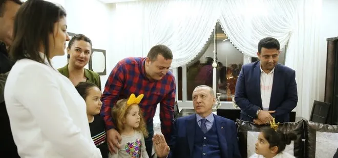 Başkan Erdoğan’dan Hatay’da ev ziyareti