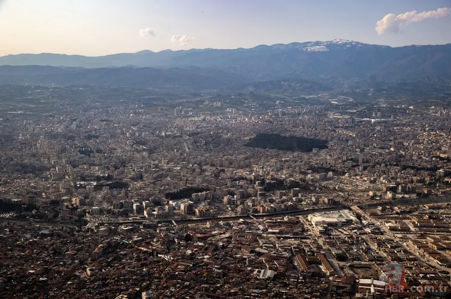 Hatay'daki yıkım Antakya Kalesi'nden görüntülendi 1