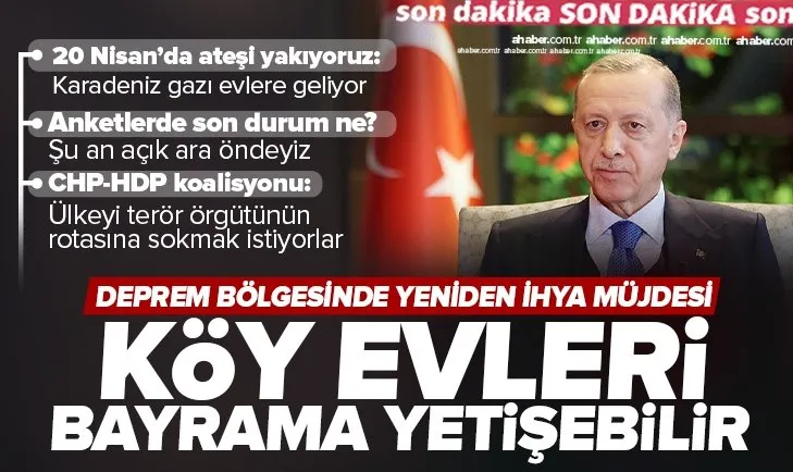 Başkan Recep Tayyip Erdoğan’dan gündeme özel açıklamalar! Seçim anketlerinde son durum ne?