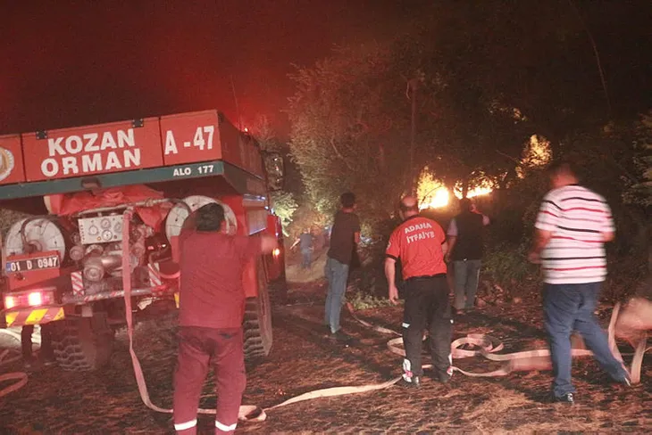 Adana Kozan'da orman yangını - 3