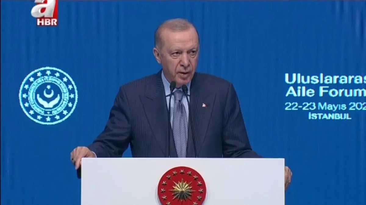 Başkan Erdoğan: Aile toplumun temel taşıdır