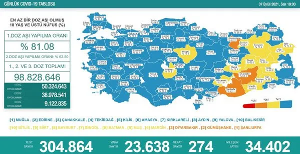 Bilim Kurulu yeniden toplanıyor! Türkiye'nin gözü saat 17.00'de! Gündem yerli aşı TURKOVAC ve vakalardaki son durum - 10