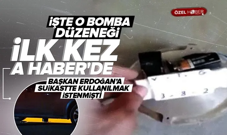 Başkan Erdoğan’ın mitingine saldırı girişimi! Telefon düzenekli EYP ilk kez A Haber’de