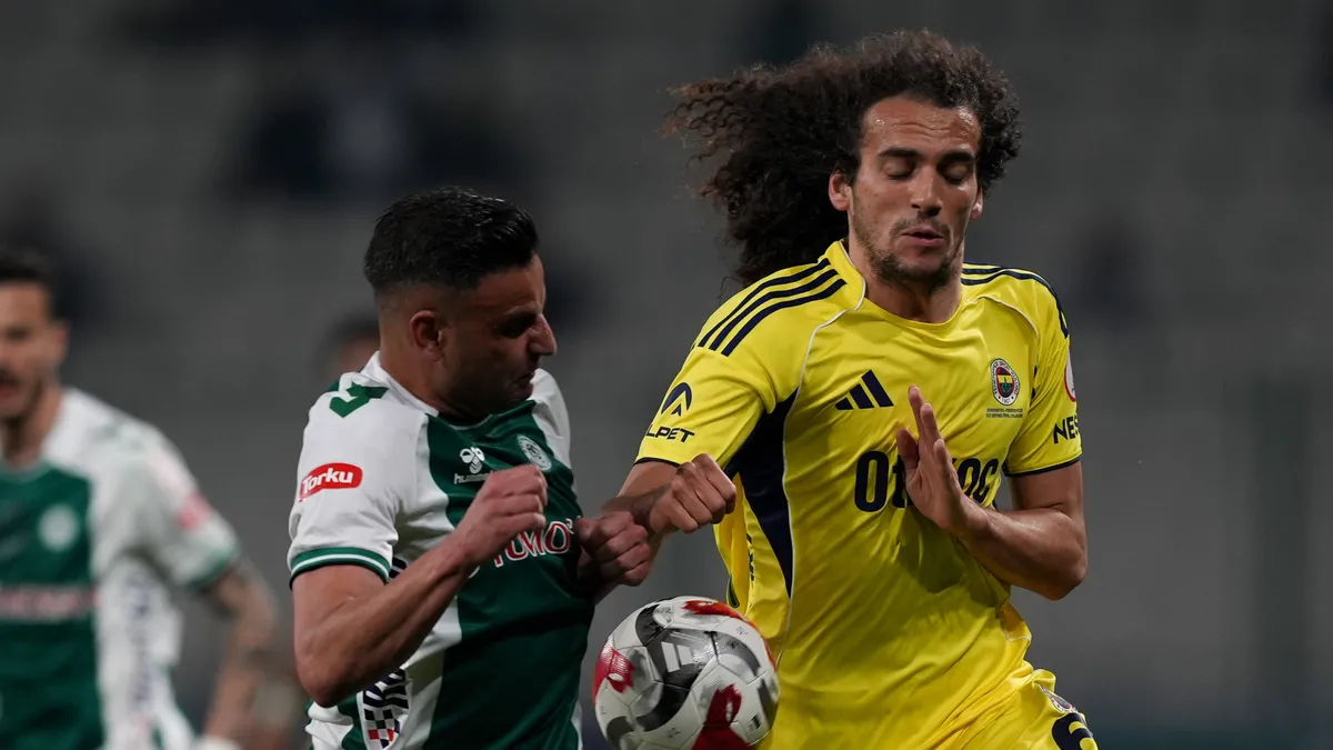 Kanarya kupaya veda etti! Konyaspor Fenerbahçe'yi tek golle geçti