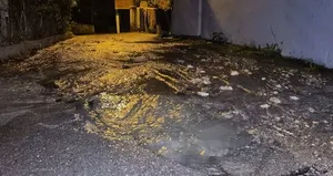 Bartın’da patlayan su borusu paniğe yol açtı!