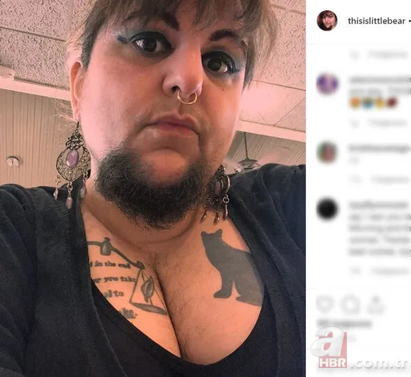 Sakallı kadın görenleri şaşırtıyor! Ölüm tehditleri... 4