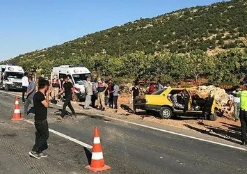 Gaziantep'te feci kaza!