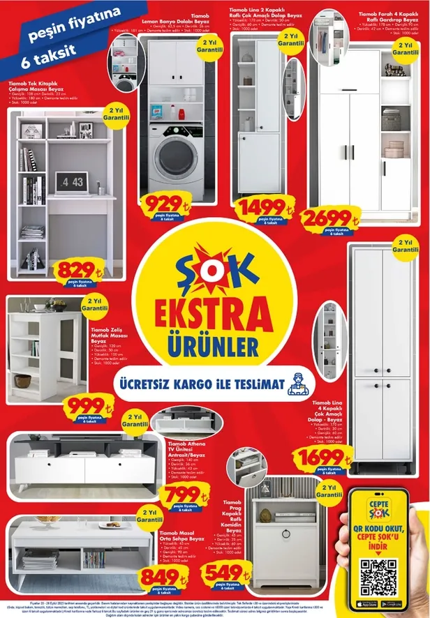 ŞOK haftanın ikinci kataloğunu yayınladı! İşte ŞOK 21 ve 23 Eylül tarihlerinde yayınladığı aktüel ürünler katalogları…