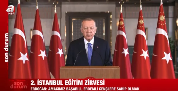 Son dakika: Başkan Erdoğan’dan 2. İstanbul Eğitim Zirvesi’ne videomesaj!