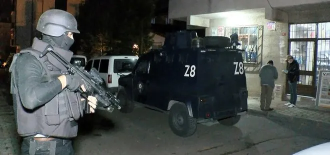 Son dakika: İstanbul’da eş zamanlı PKK operasyonu!