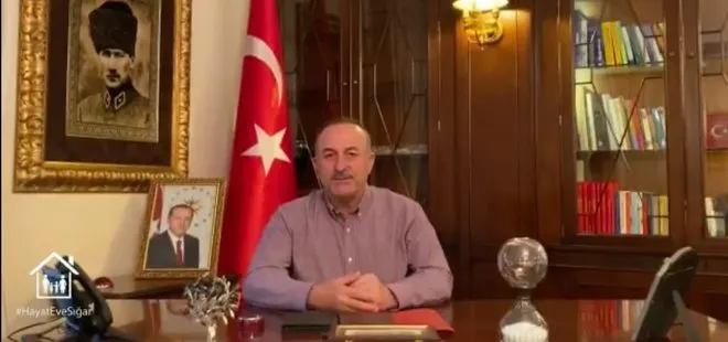 Bakan Çavuşoğlu’ndan yurt dışındaki Türklere ’evde kal’ çağrısı