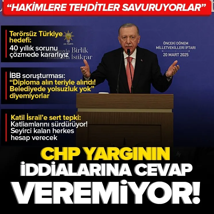 CHP yargının iddialarına cevap veremez