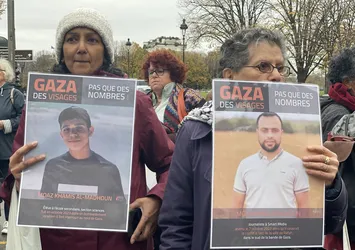 Fransızlar Filistin için toplandı! Fransa Dışişleri Bakanlığı binası yakınlarında Siyonist İsrail’e protesto