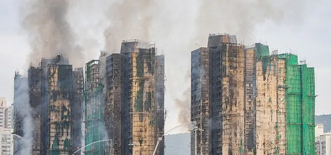 Hong Kong’da yangın faciası! Ölü sayısı yükseliyor