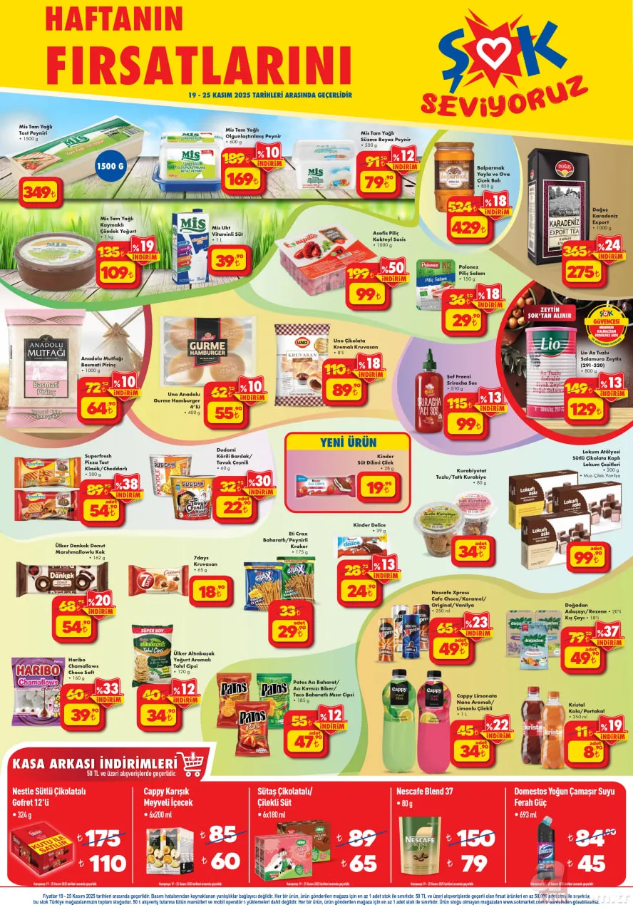 19-25 Kasım ŞOK aktüel kataloğu: Bu haftanın indirimli ürünleri neler? 2