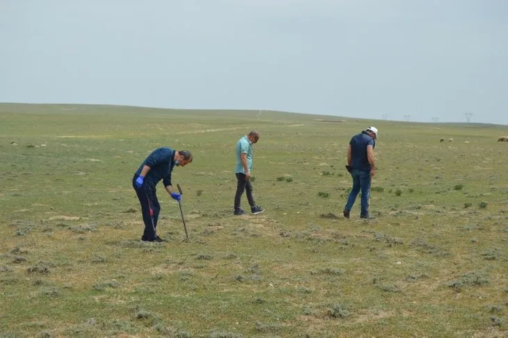 Afyonkarahisar'da vatandaşlar domalan mantarlarını toprak altında define gibi aranıyor