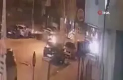 Kayseri’de 3 aracın karıştığı kaza kamerada