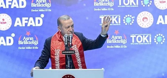 Başkan Erdoğan’dan Kahramanmaraş’ta muhalefete tepki: Kendi beceriksizliklerini üstünü örtmeye çalışıyorlar