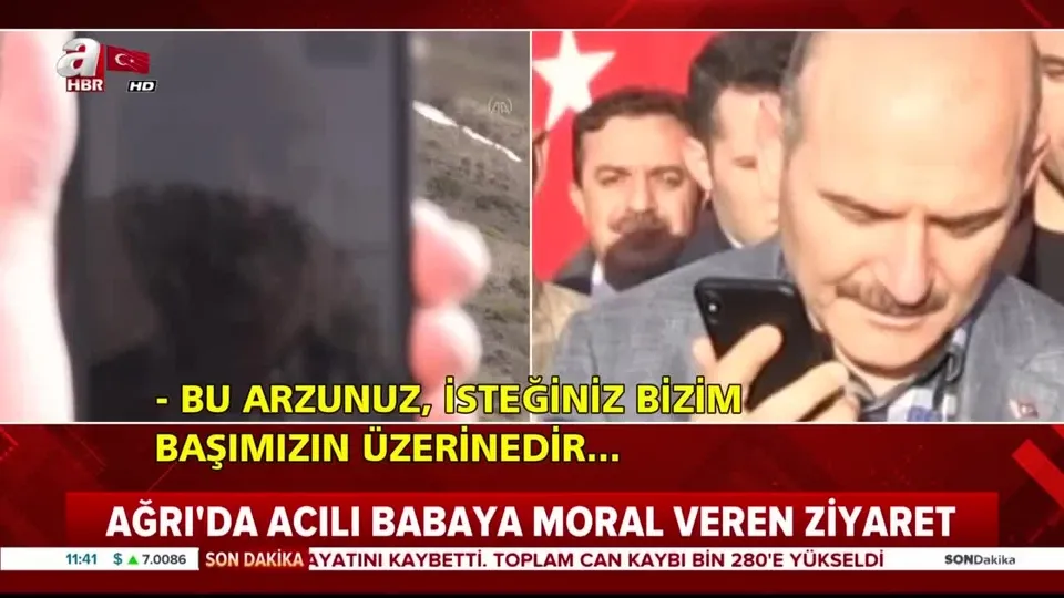 Son dakika: Süleyman Soylu Ağrı’da oğlu PKK tarafından kaçırılan acılı baba ile görüştü |Video