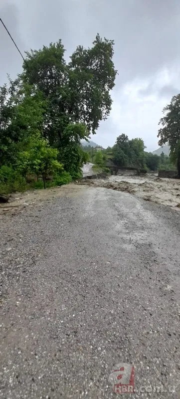 Bartın ve Sinop’ta şiddetli yağış | Yollar göle döndü ev ve iş yerlerini su bastı