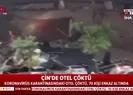 Koronavirüs hastalarının kaldığı otel çöktü!