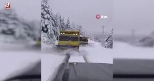 Sinop’ta kar yağışı