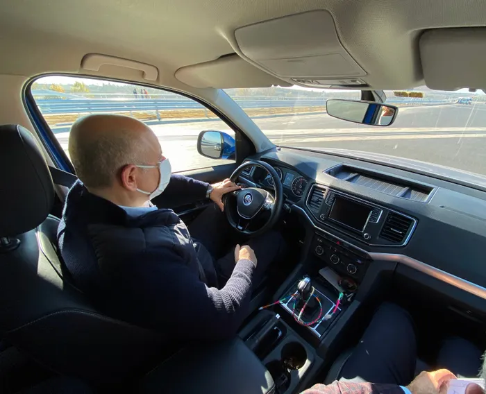 Dev projede sona gelindi! Bakan Karaismailoğlu Kuzey Marmara Otoyolu’nda araç kullandı