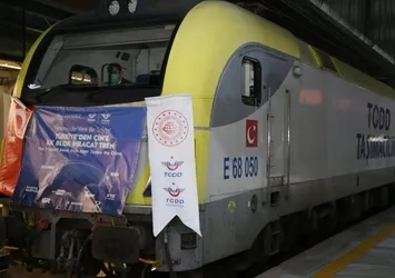 İstanbul'dan yola çıkan tren Çin'e ulaştı